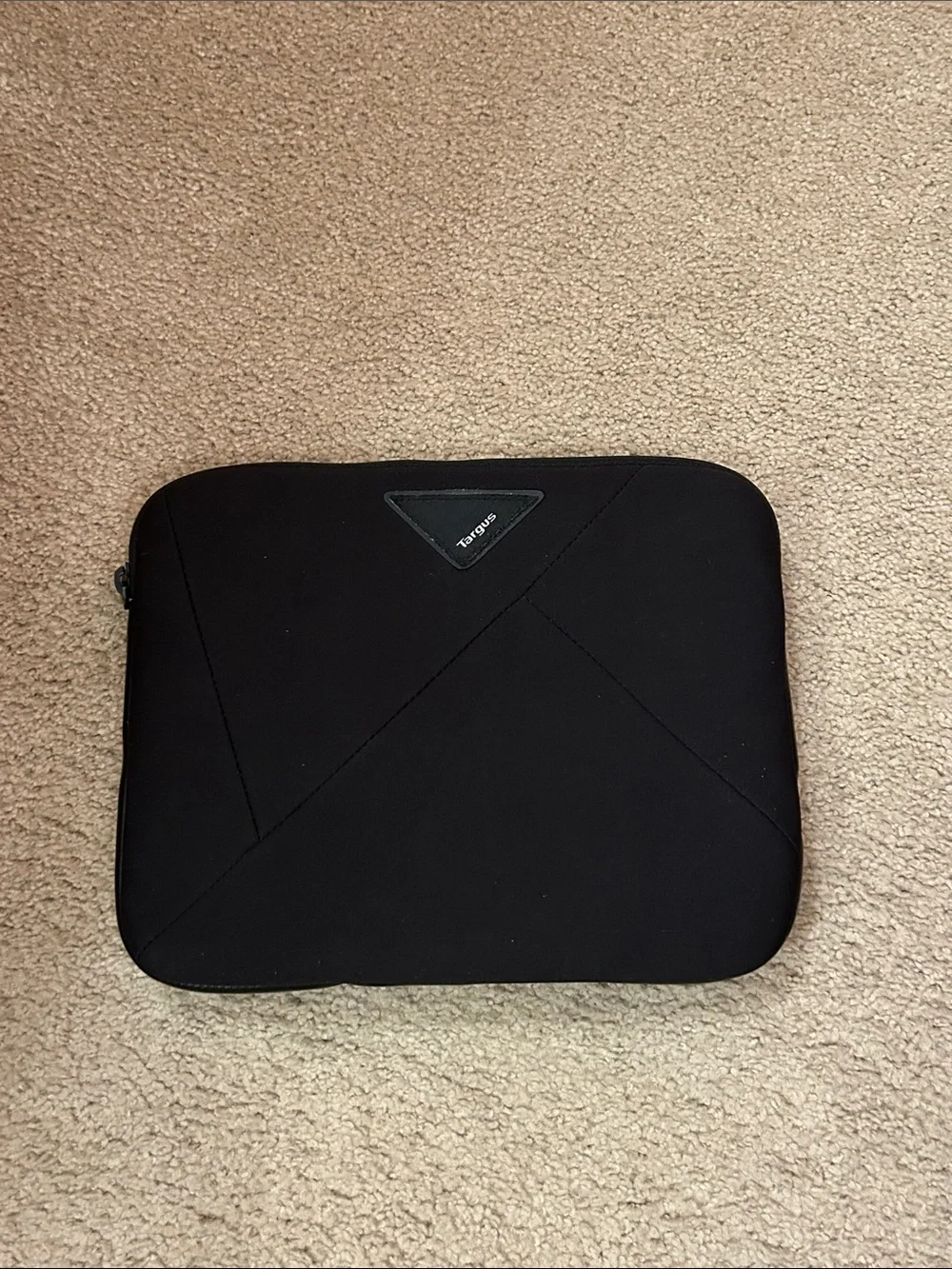 Targus Black Neoprene Tablet Sleeve with Triangular Logo